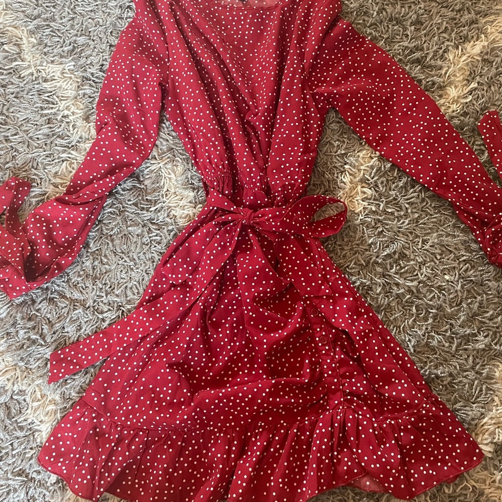 Missguided polka dot dress